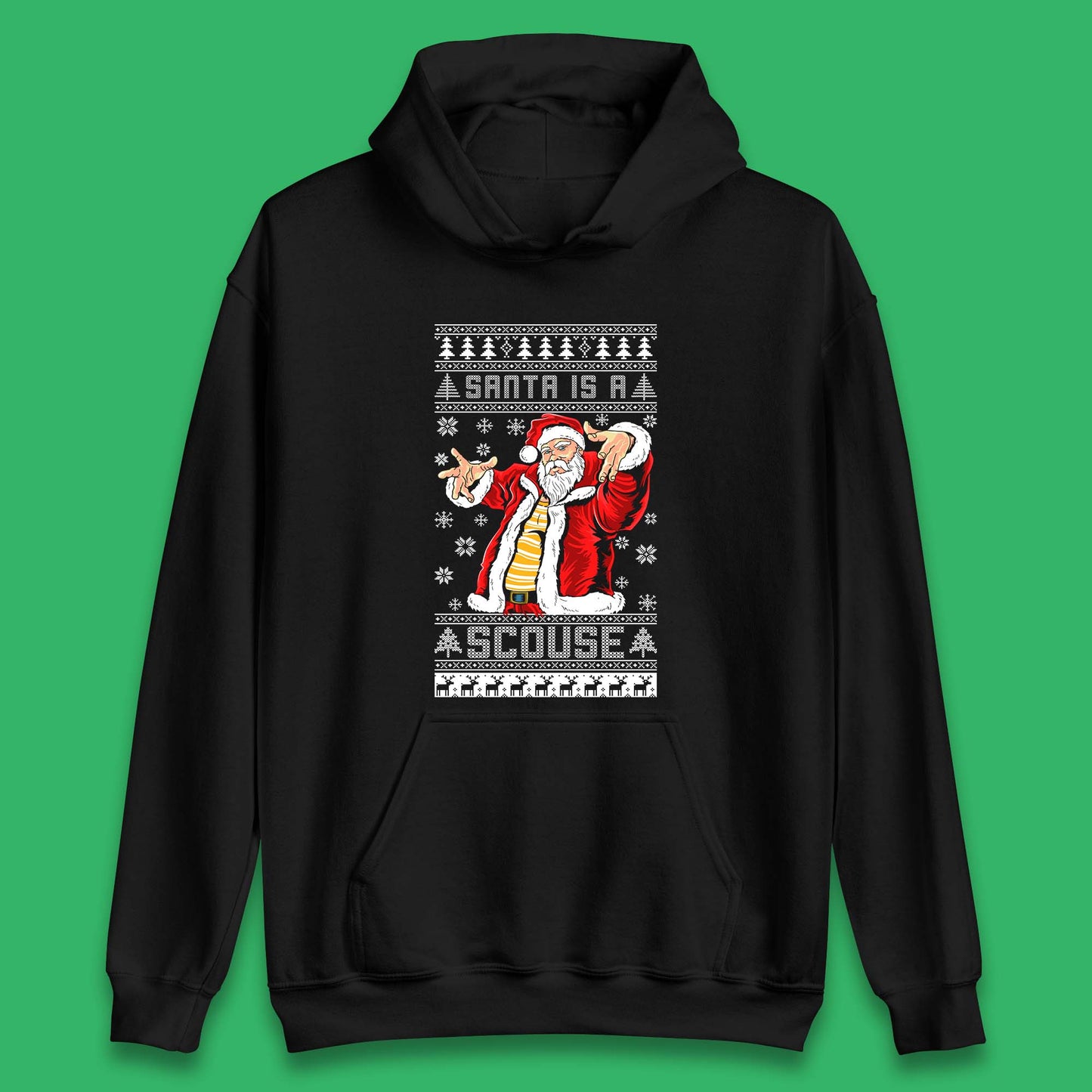 Santa Is A Scouse Christmas Unisex Hoodie