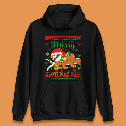 sloth christmas hoodie