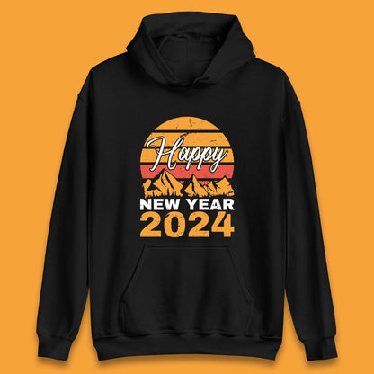 Happy New Year 2024 Camping Camping Unisex Hoodie