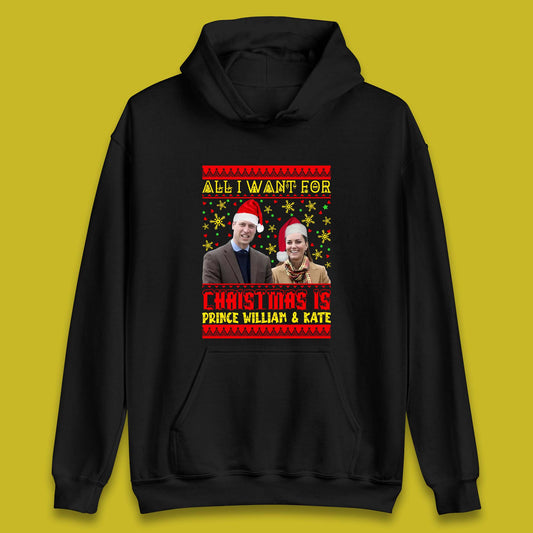Prince William & Kate Christmas Unisex Hoodie