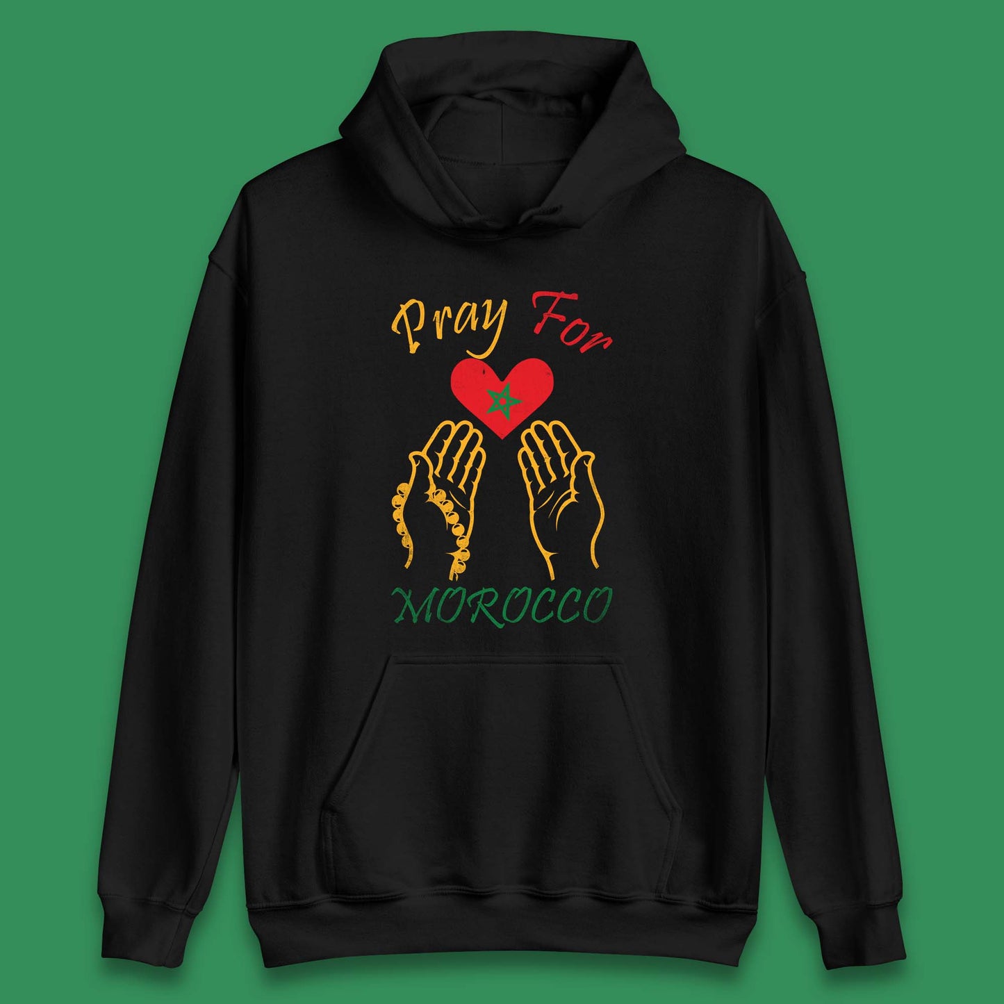 Pray For Morocco Stay Strong Morocco Earthquake Support Unisex Hoodie