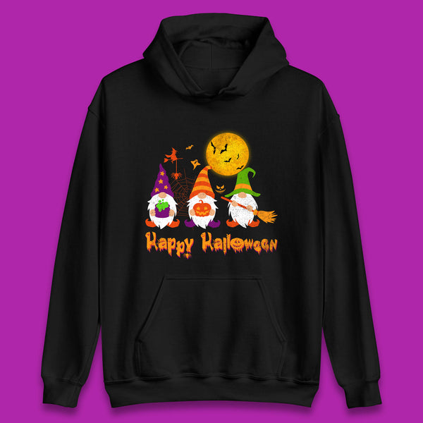 Happy Halloween Gnomies Spooky Witch Gnomes Scary Gnome Lover Unisex Hoodie
