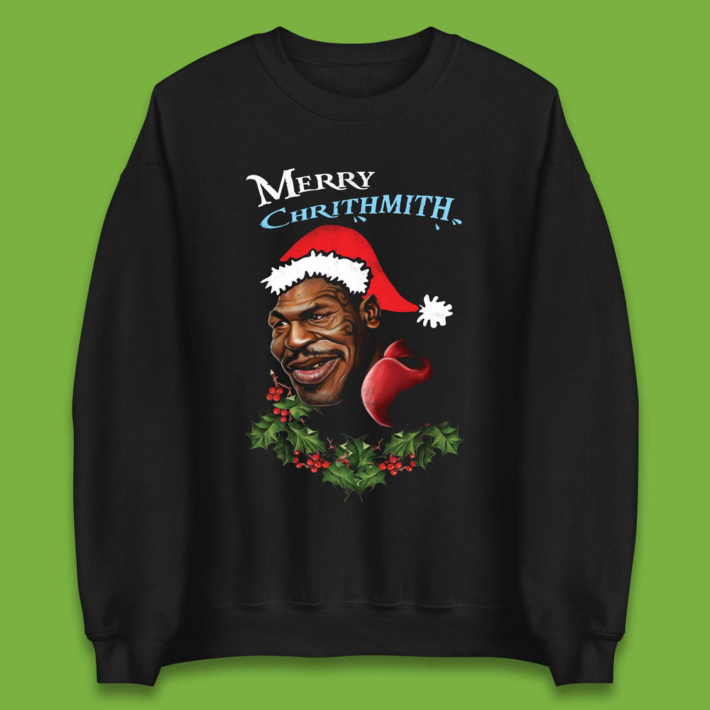 Mike Tyson Merry Chrithmith Unisex Sweatshirt
