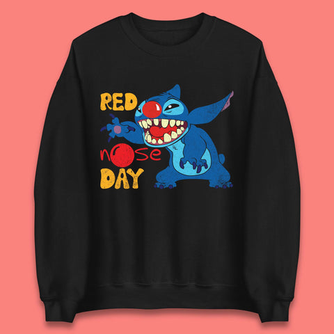 Stitch Red Nose Day Unisex Sweatshirt