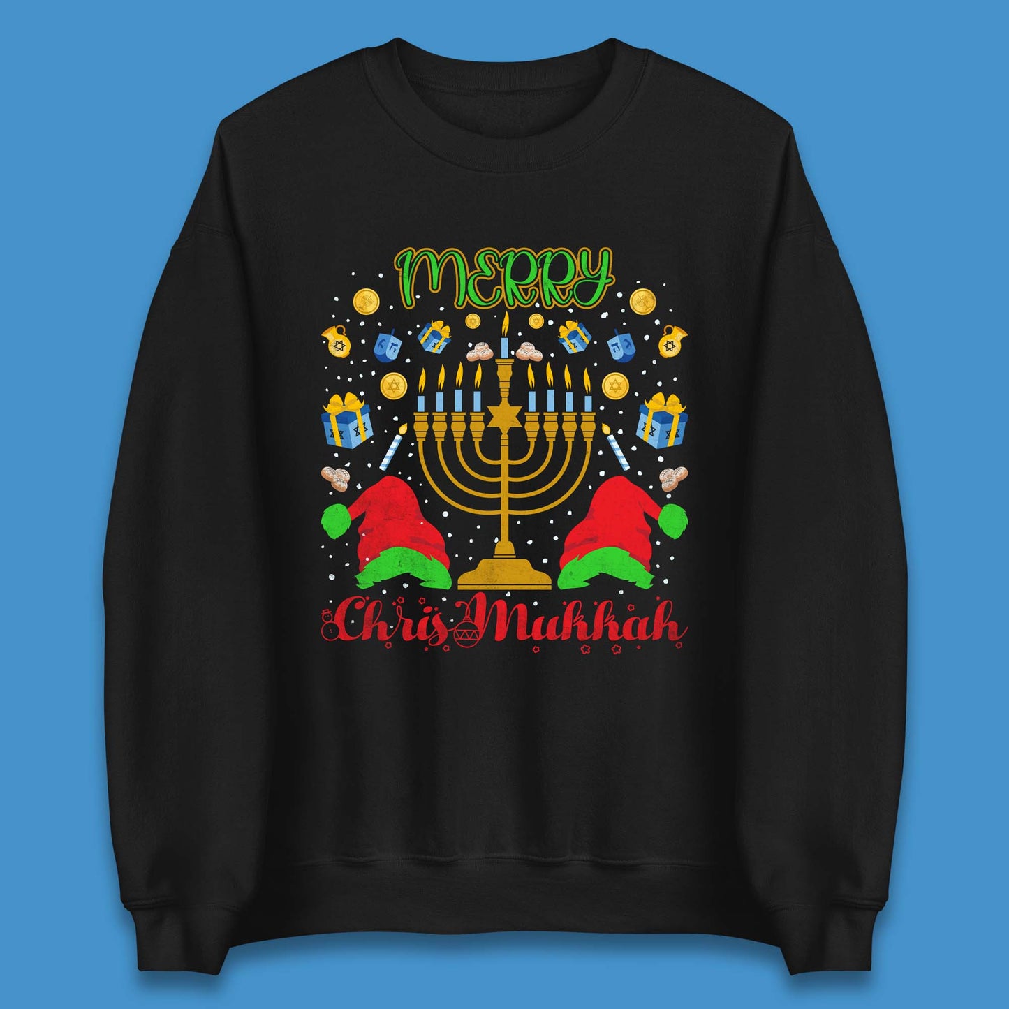 Merry Chrismukkah Unisex Sweatshirt