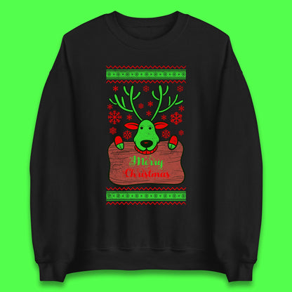 merry christmas reindeer sweatshirt