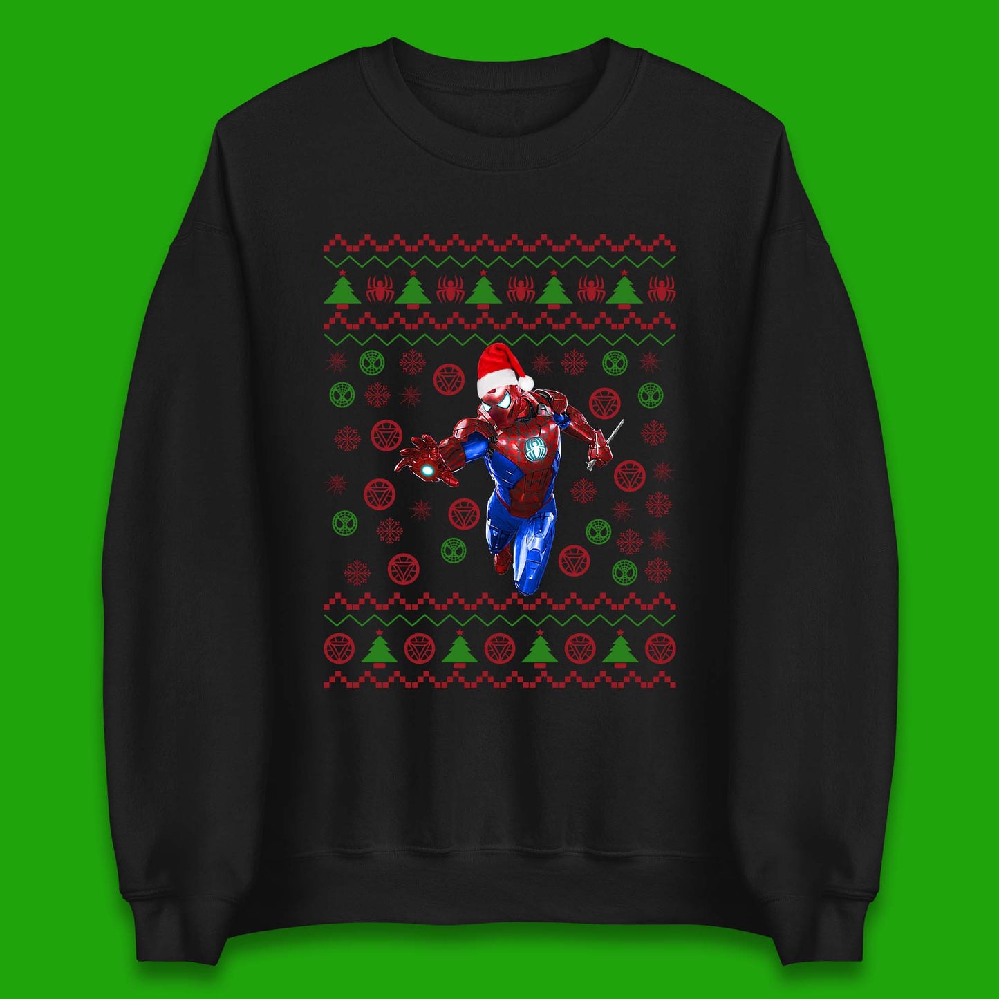 Iron Spider Man Suit Christmas Unisex Sweatshirt
