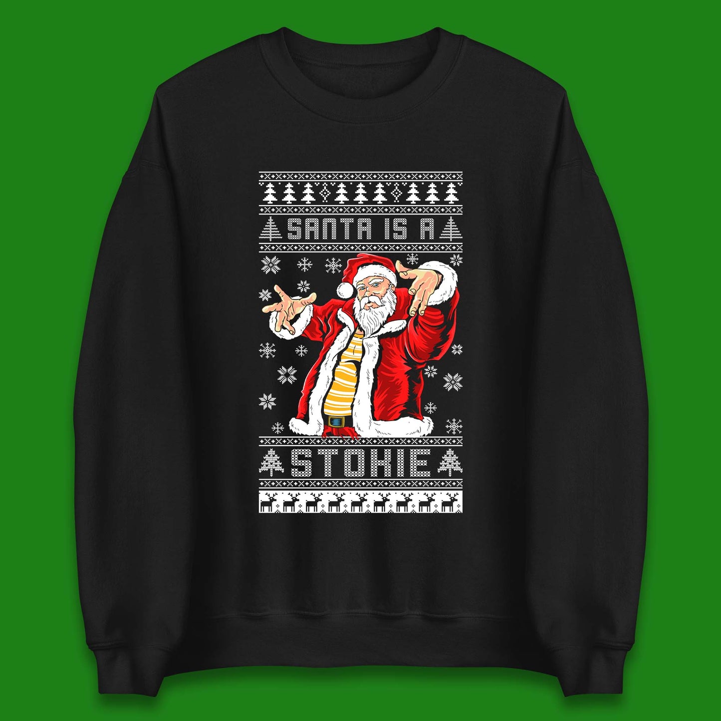 Santa is A Stokie Christmas Unisex Sweatshirt