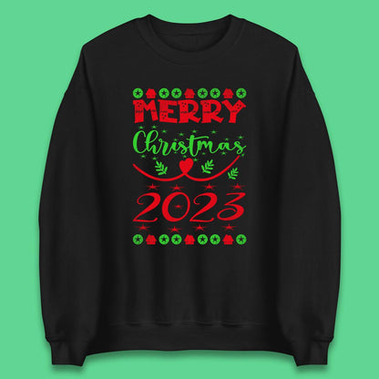 Merry Christmas 2023 Winter Holiday Xmas Festive Celebration Unisex Sweatshirt