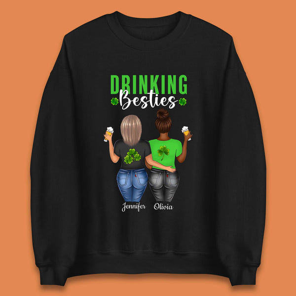 Personalised Drinking Besties Unisex Sweatshirt