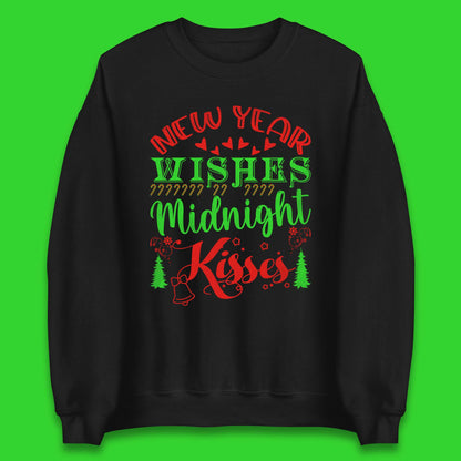 new year wishes christmas sweatshirt