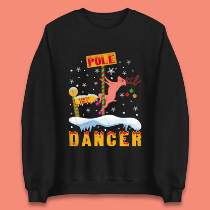 North Pole Dancer Christmas Unisex Sweatshirt