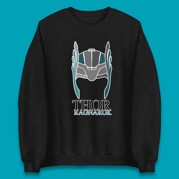Thor Ragnarok Marvel Avenger Thor Helmet Superhero Movie Character Thor Helmet Ragnarok Unisex Sweatshirt