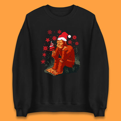 bigfoot christmas sweatshirt