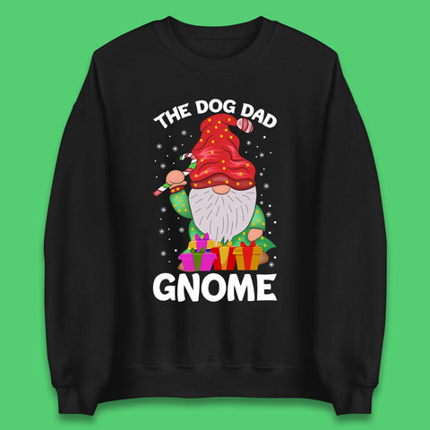 The Dog Dad Gnome Christmas Gnome Pajama Xmas Holiday Festive Unisex Sweatshirt