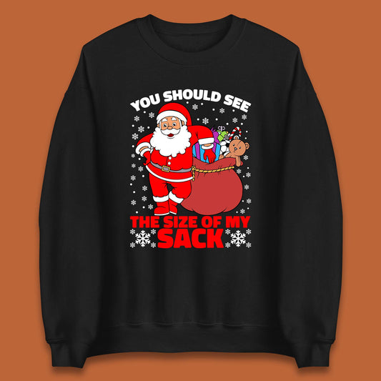 santa sack sweatshirt