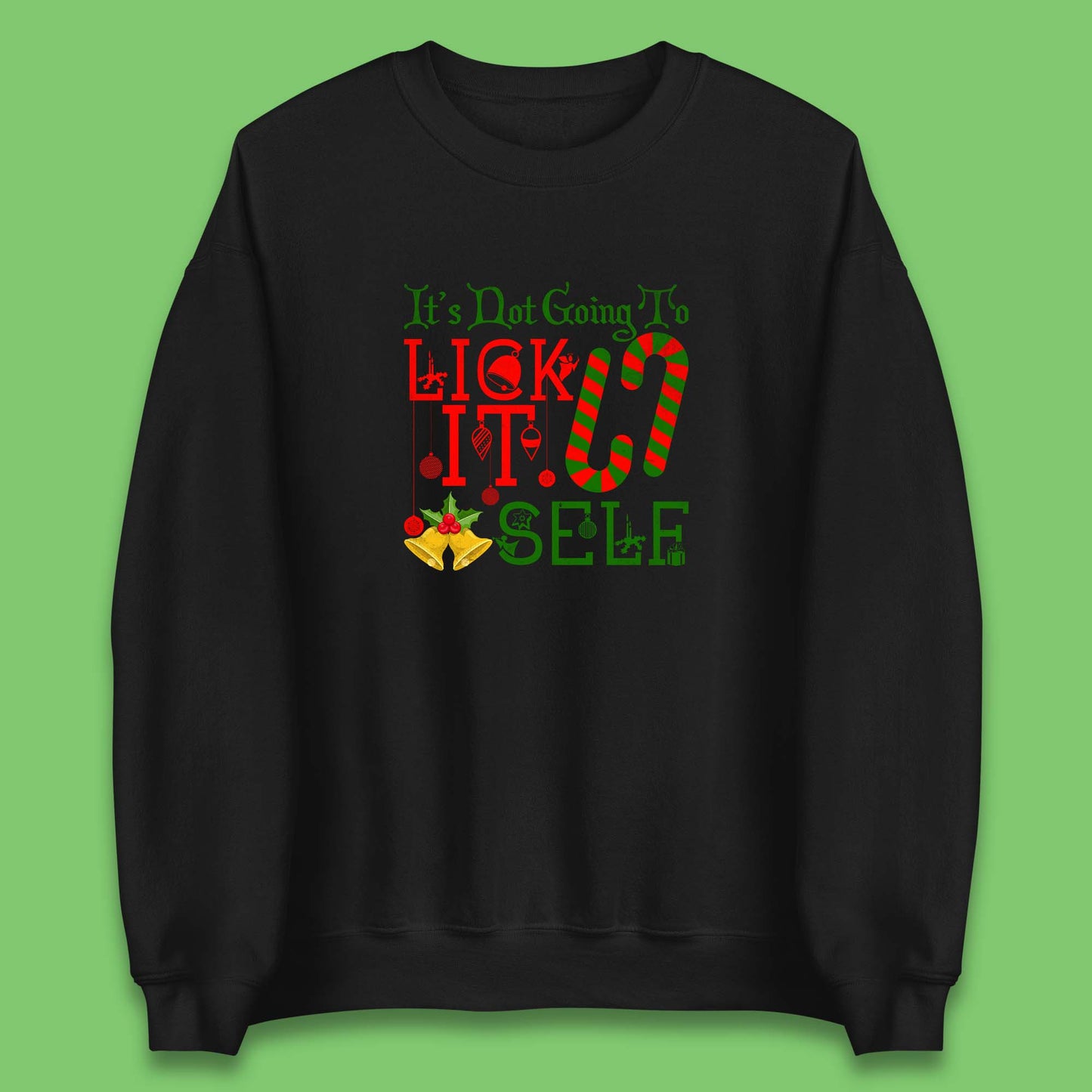 funny christmas candy cane sweatshirt