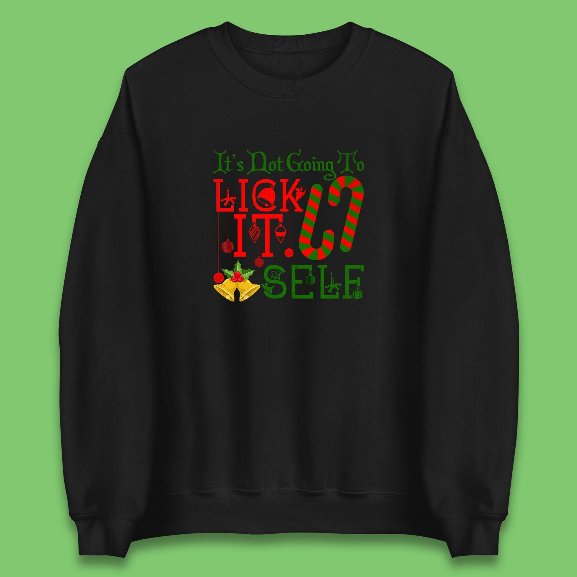 funny christmas candy cane sweatshirt