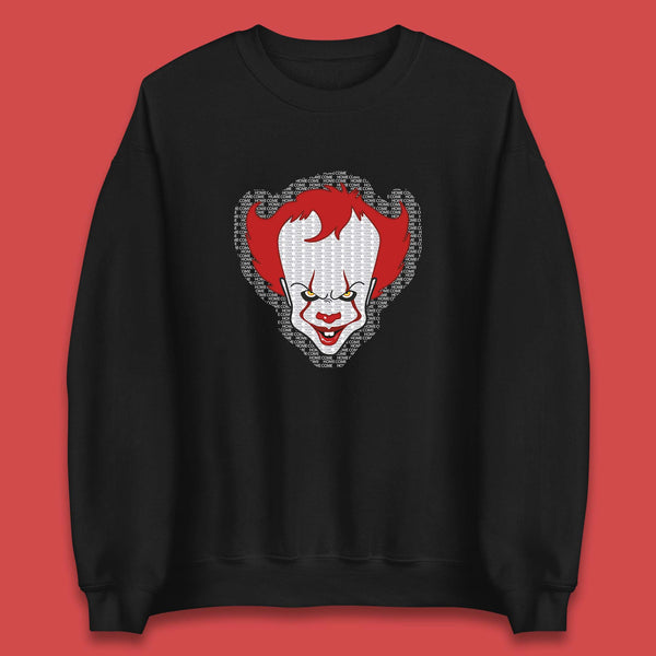 Come Home IT Pennywise Clown Halloween Clown Horror Movie Fictional Character Unisex Sweatshirt