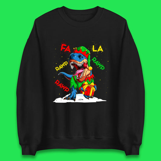 dinosaur christmas sweatshirt