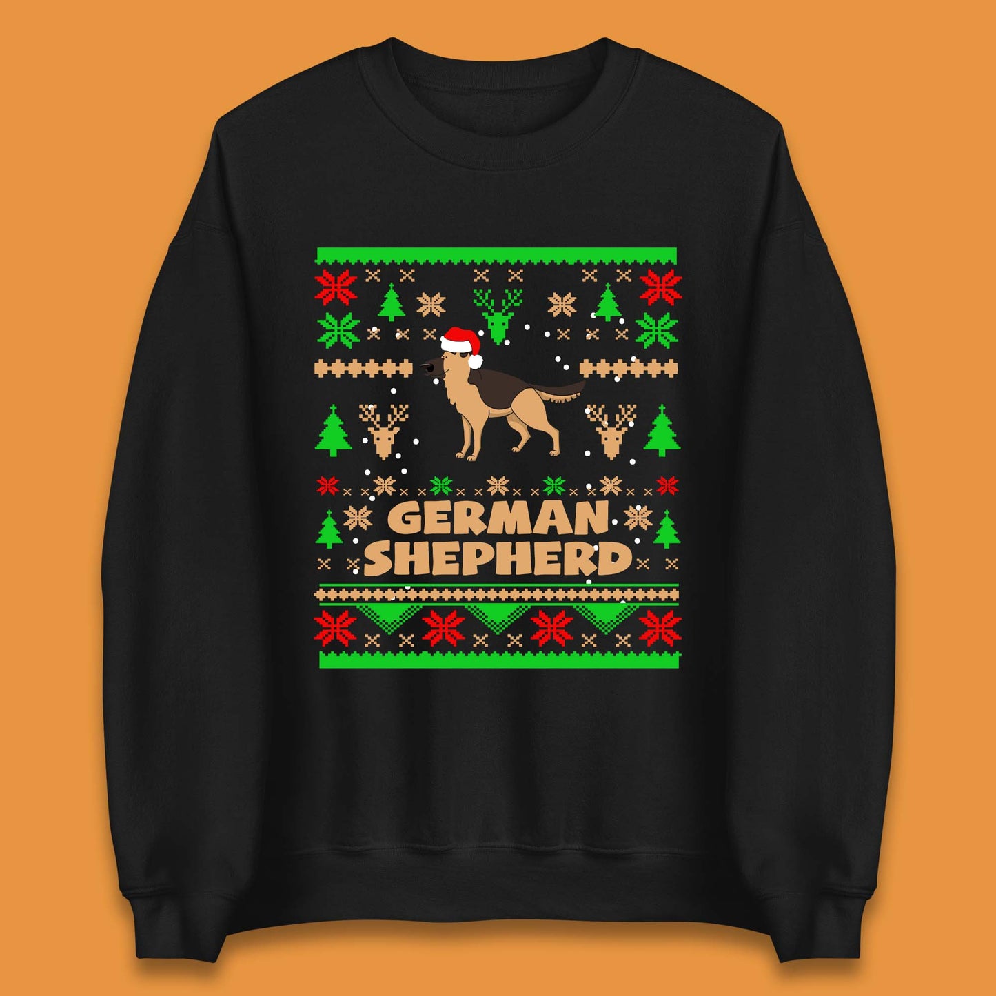 German Shepherd Dog Christmas Jumper