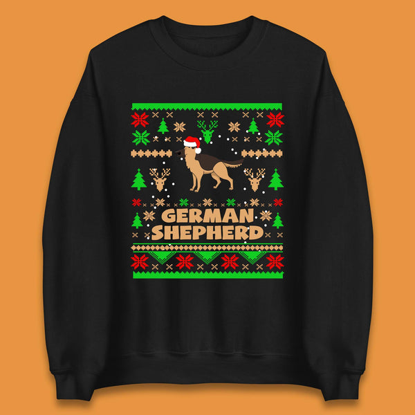 German Shepherd Dog Christmas Unisex Sweatshirt