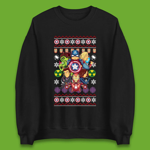 Christmas Avengers Superheroes Unisex Sweatshirt