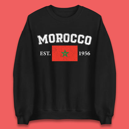 Morocco Est 1956 Unisex Sweatshirt