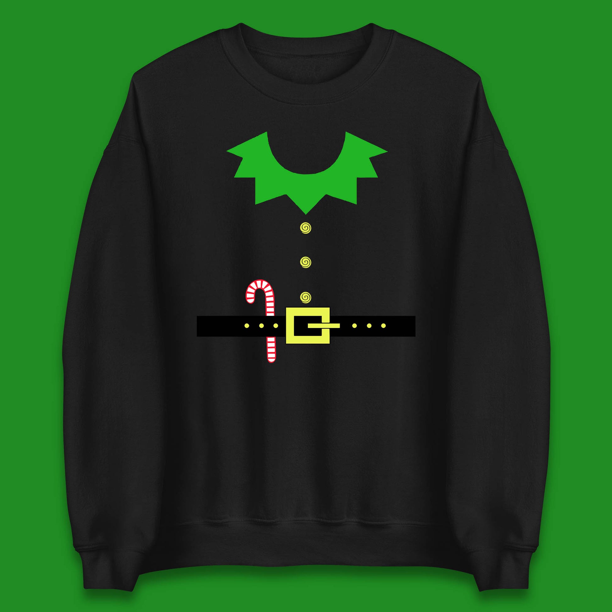 christmas elf costume christmas candy sweatshirt