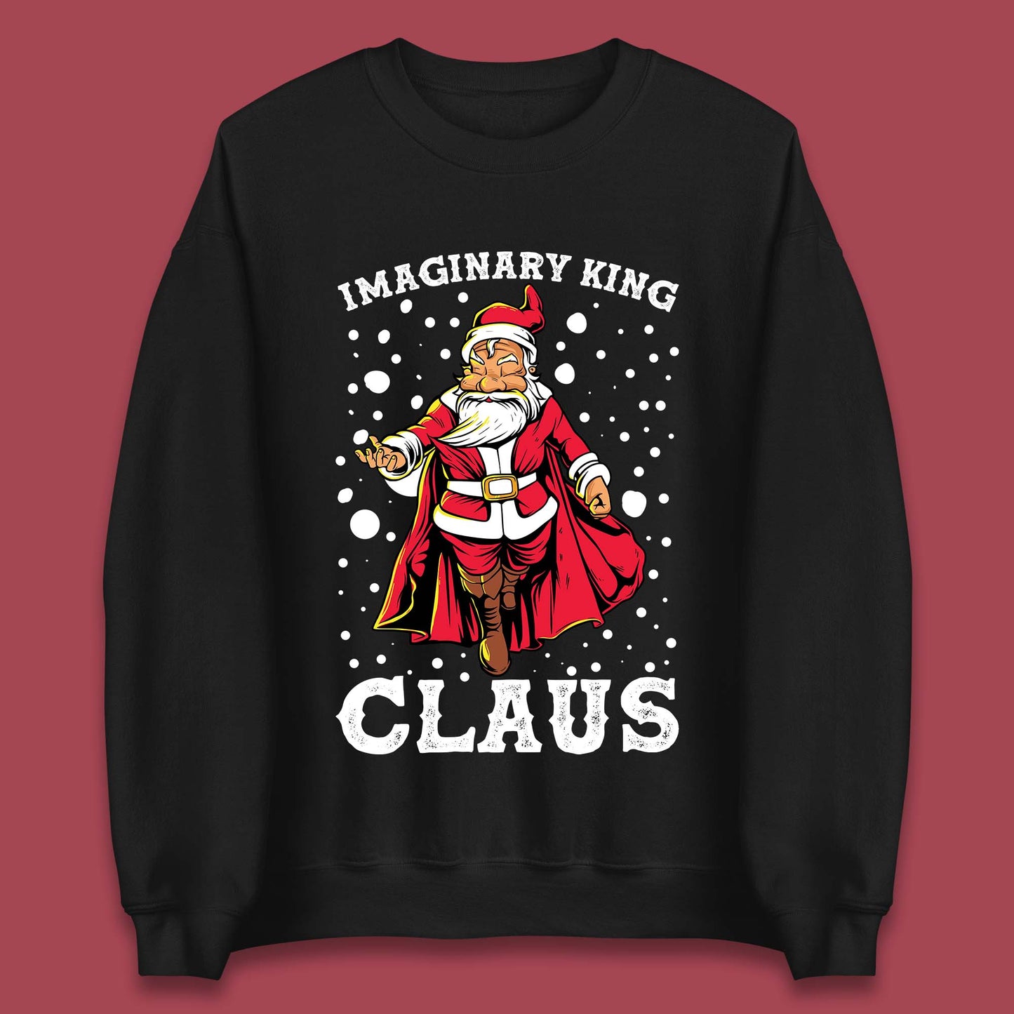imaginary king santa christmas sweatshirt