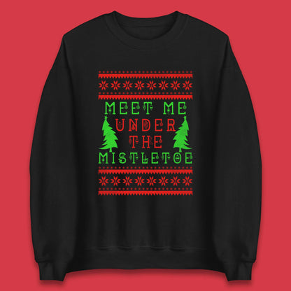 mistletoe christmas sweatshirt