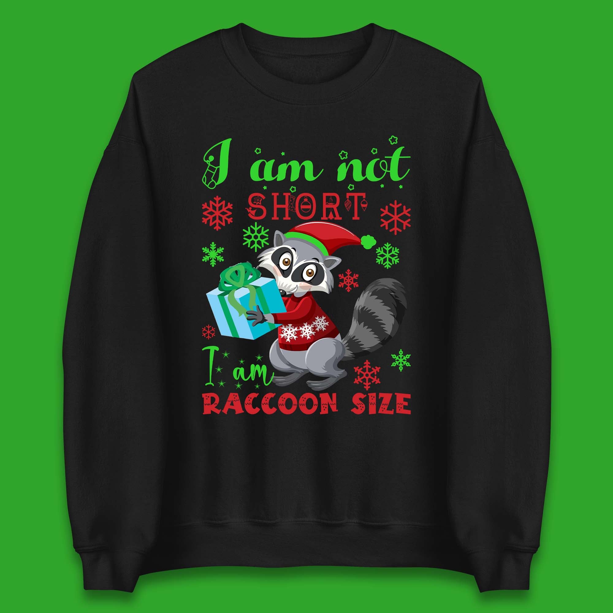 Racoon Christmas Jumper