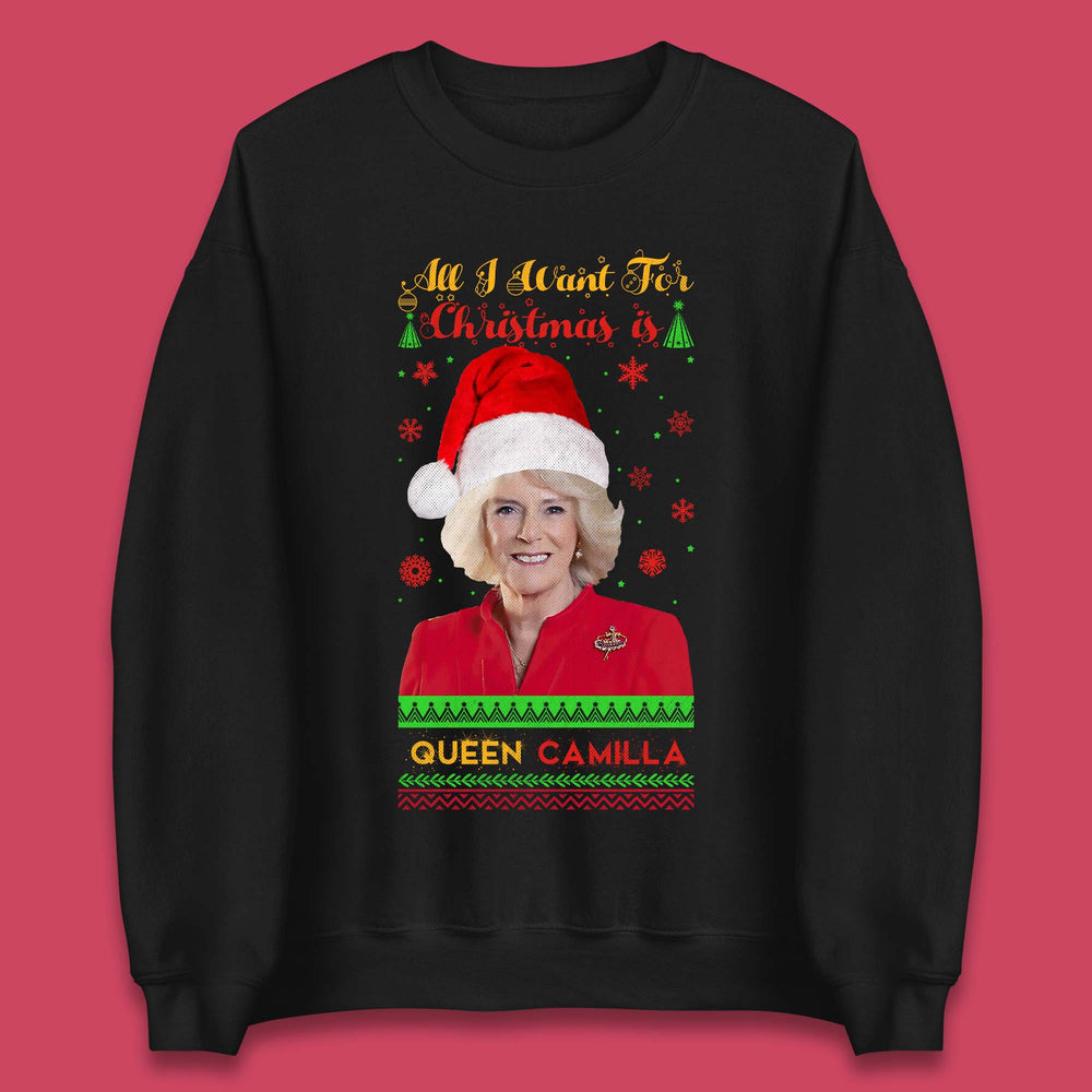 Queen Camilla Christmas Unisex Sweatshirt