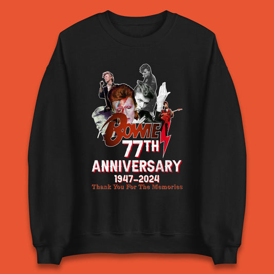 Bowie 77th Anniversary Unisex Sweatshirt