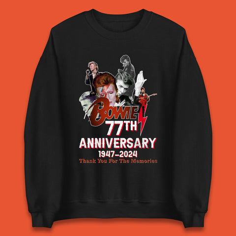 Bowie 77th Anniversary Unisex Sweatshirt