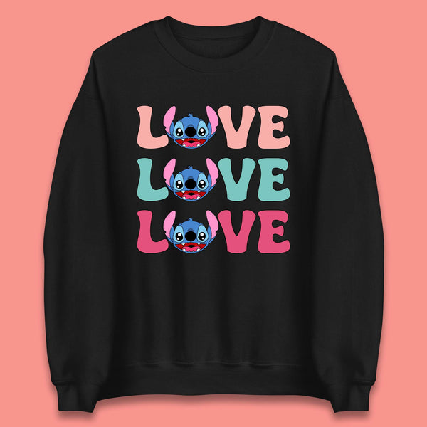 Stitch Love Valentines Unisex Sweatshirt