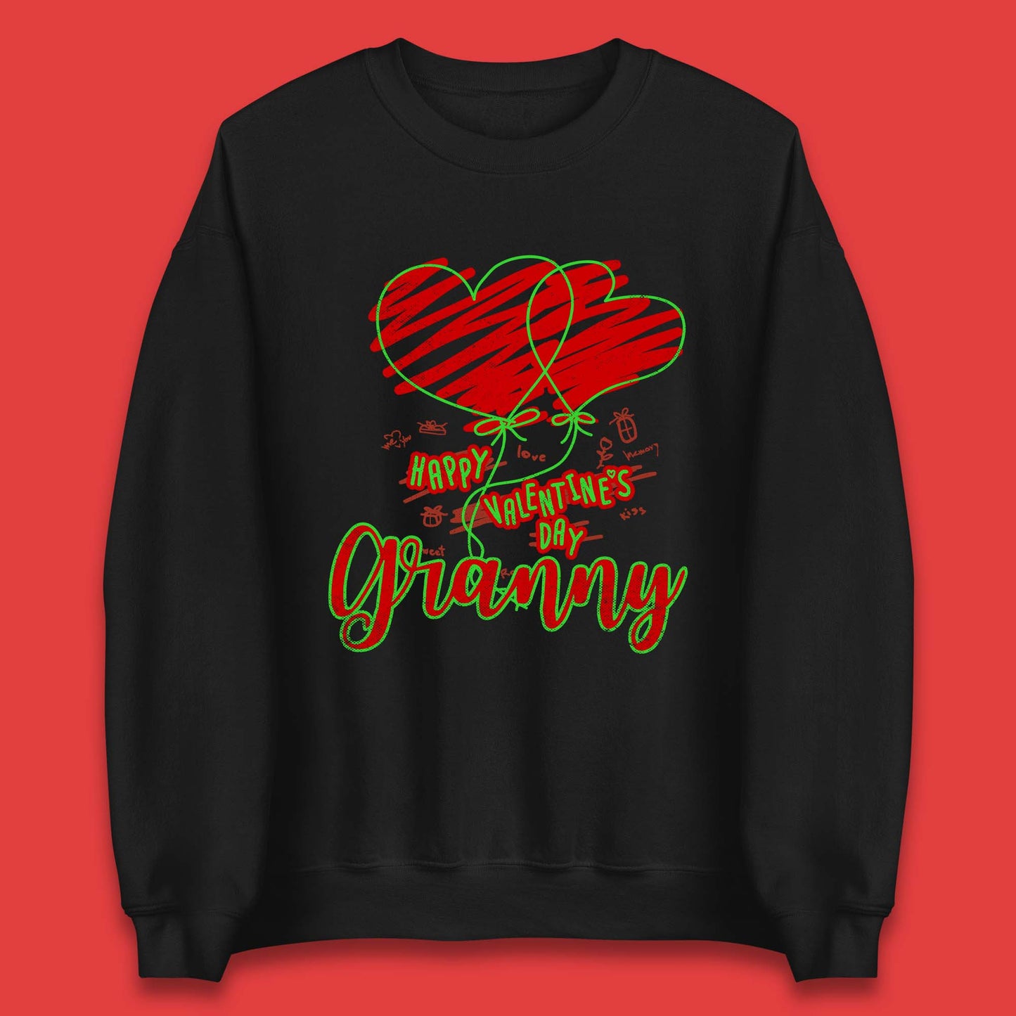 Happy Valentine's Day Granny Unisex Sweatshirt