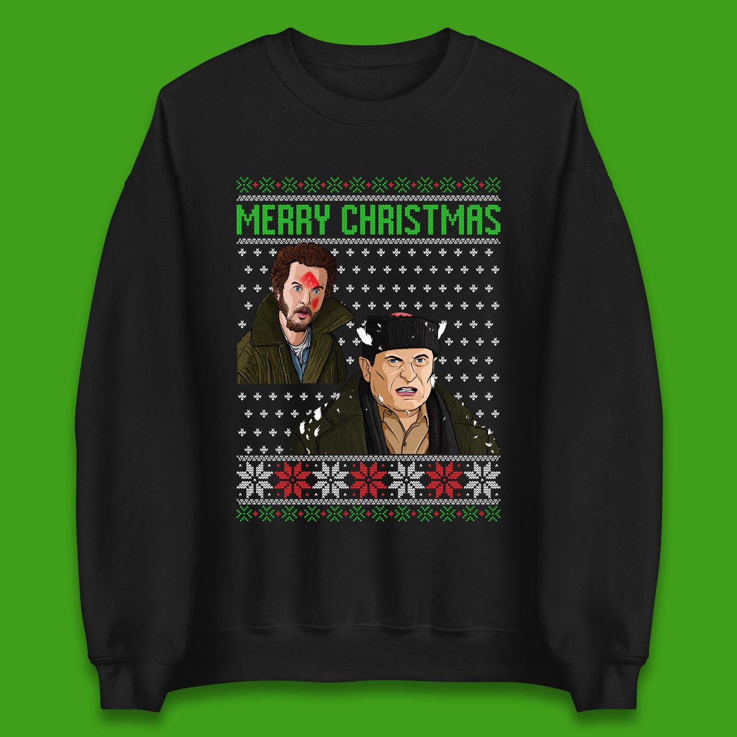 Wet Bandits Harry and Marv Christmas Jumper