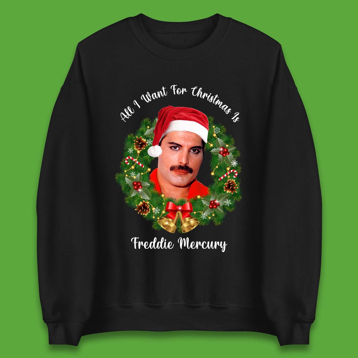 Freddie Mercury Christmas Jumper
