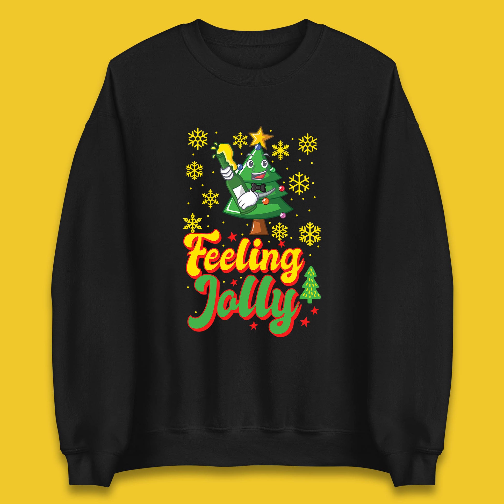 feeling jolly christmas beer sweatshirt