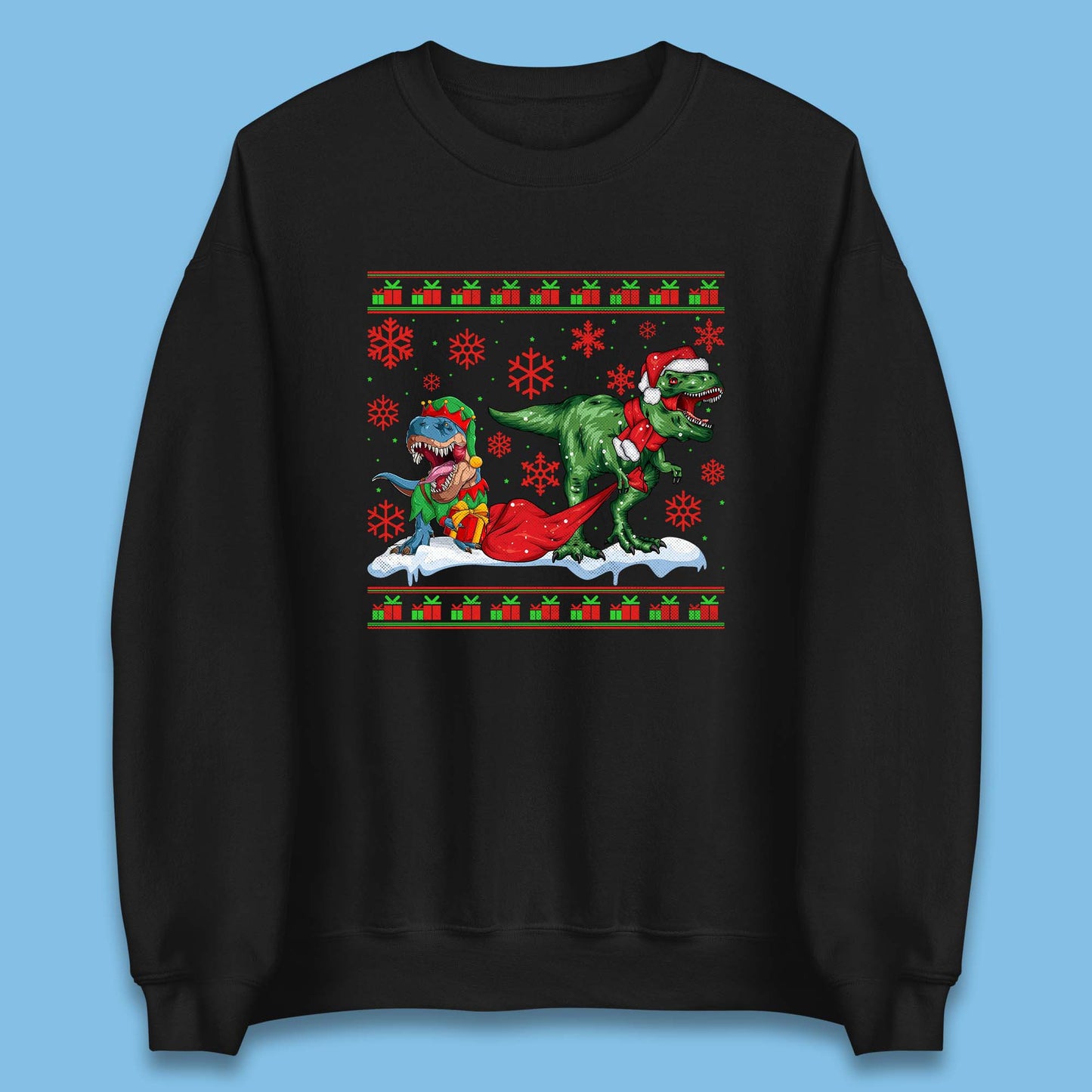 santa & elf costume sweatshirt