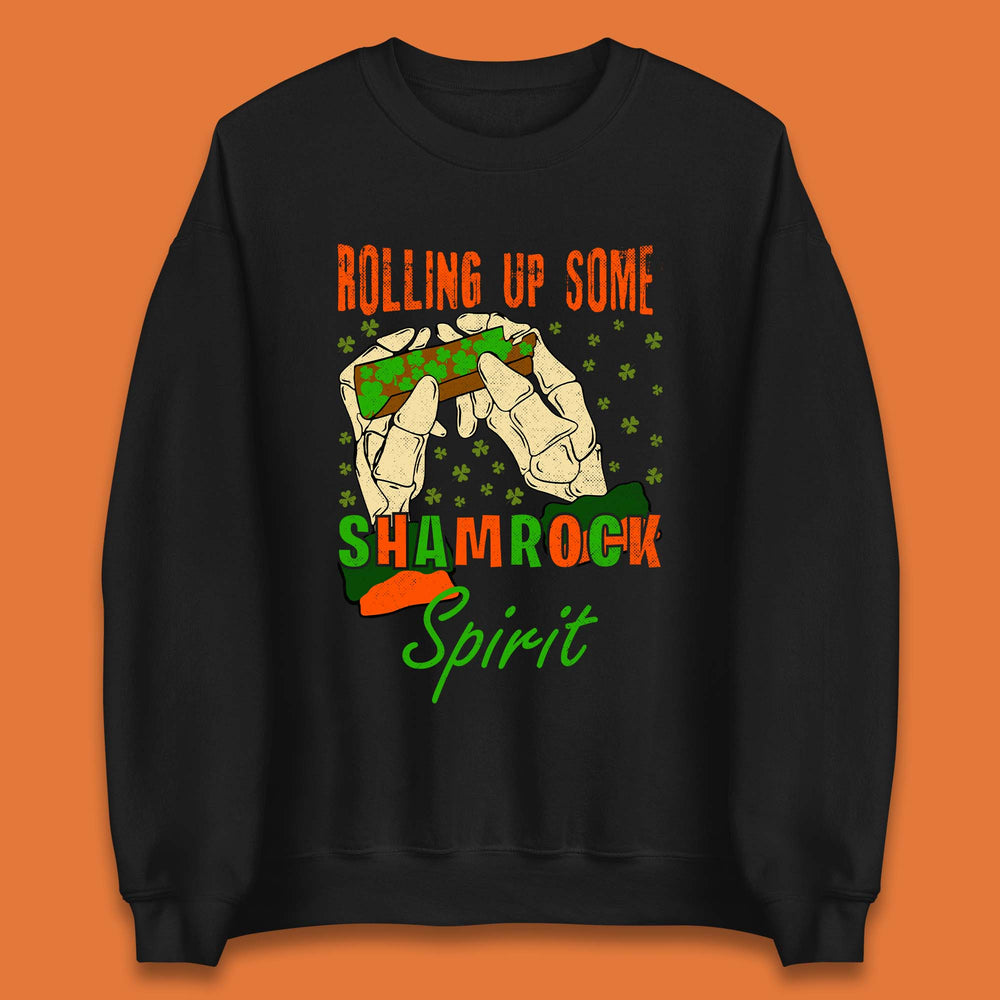 Rolling Up Some Shamrock Spirit Unisex Sweatshirt