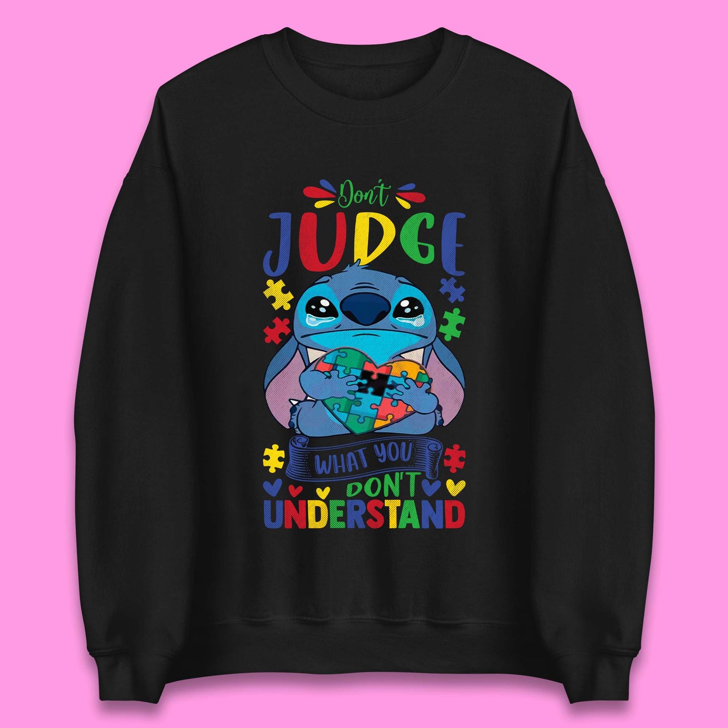 Autism Disney Stitch Unisex Sweatshirt
