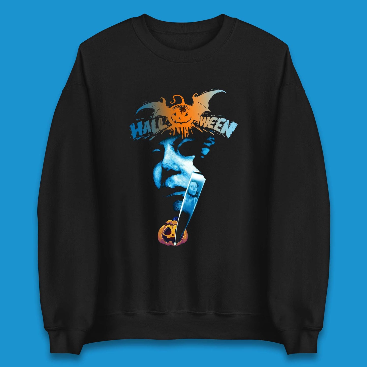 Michael Myers Halloween Laurie Halloween Take A Knife Horror Movie Character Unisex Sweatshirt