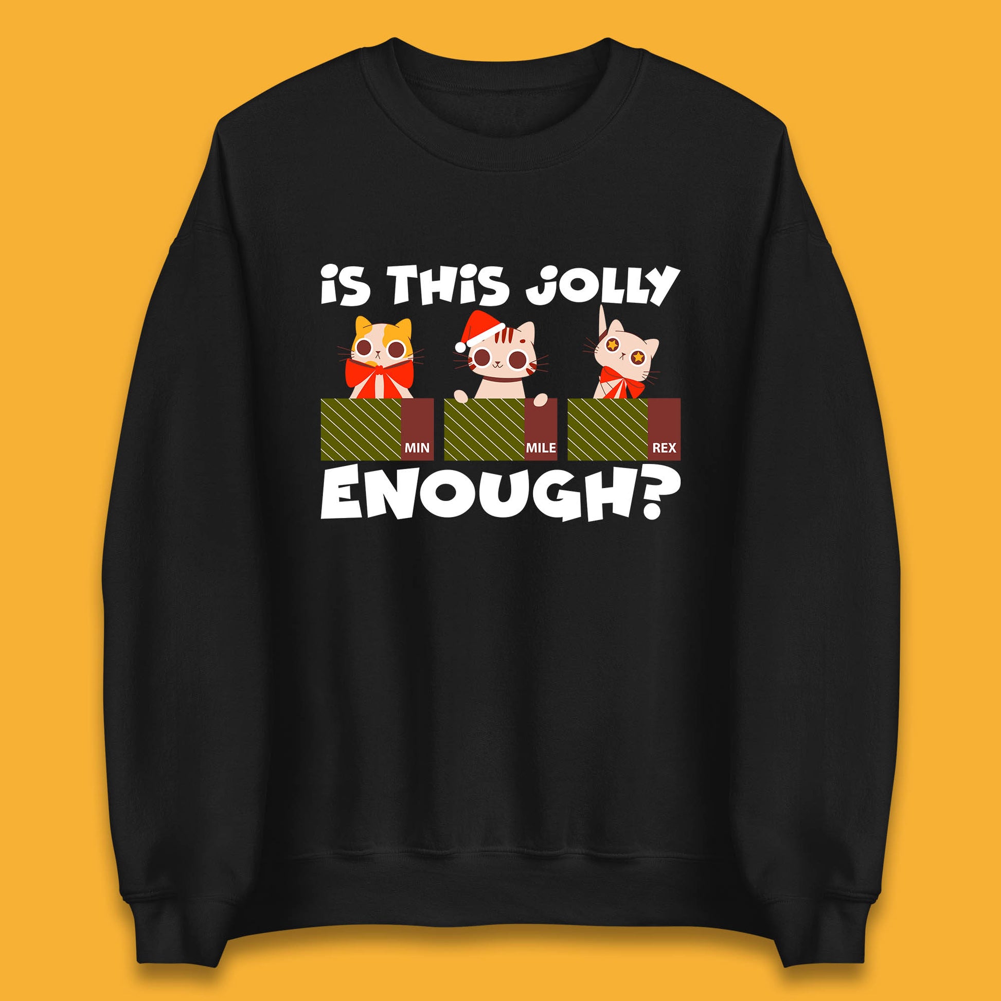 christmas cat sweatshirt