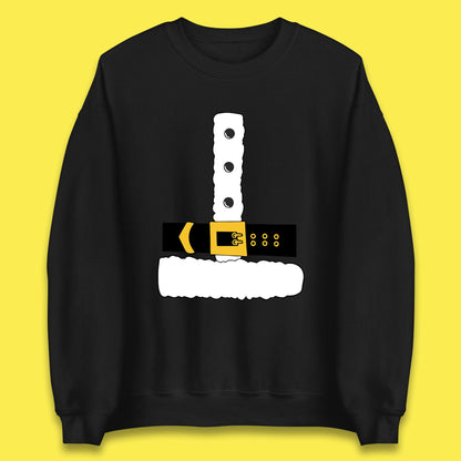 christmas santa claus costume sweatshirt
