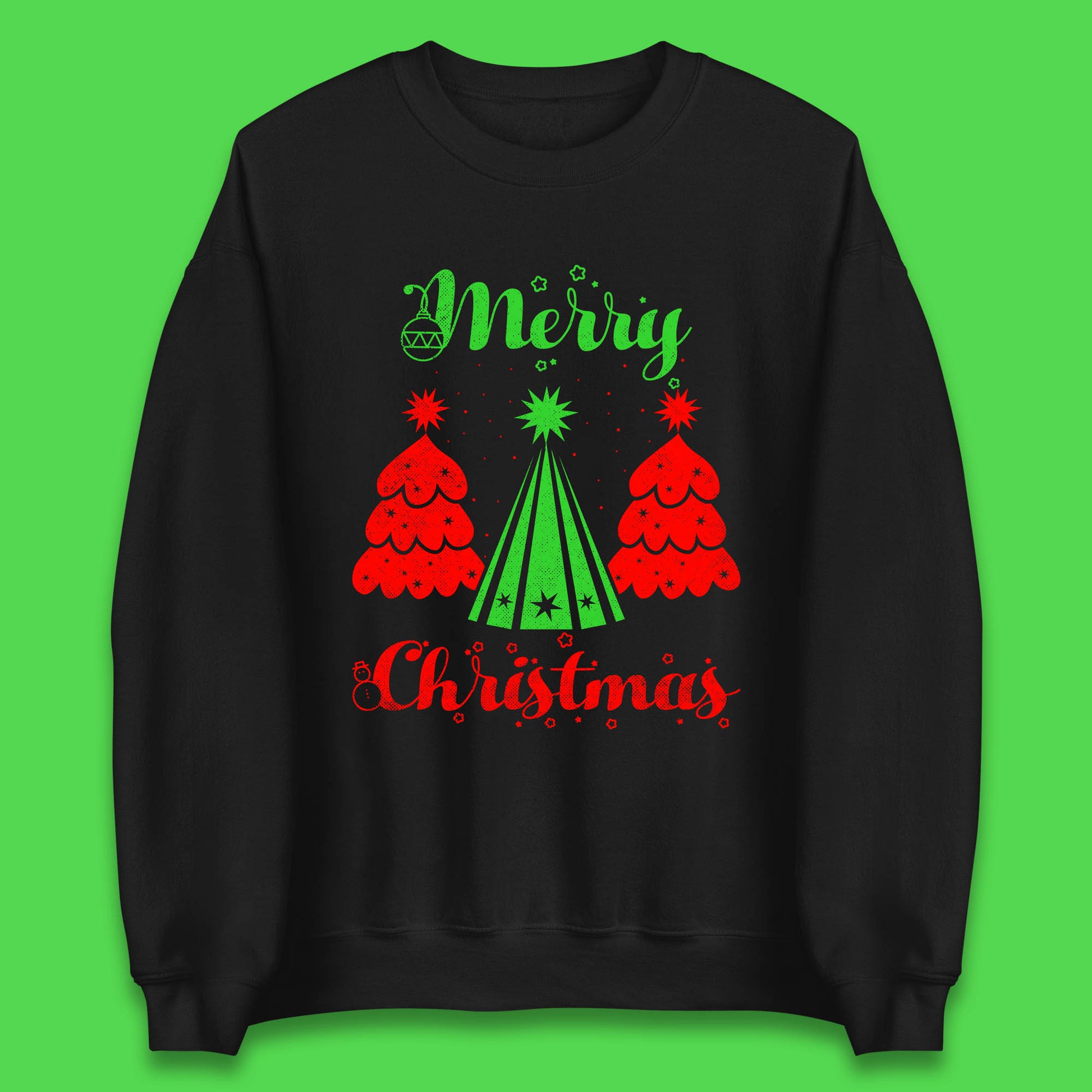 merry christmas tree sweatshirt