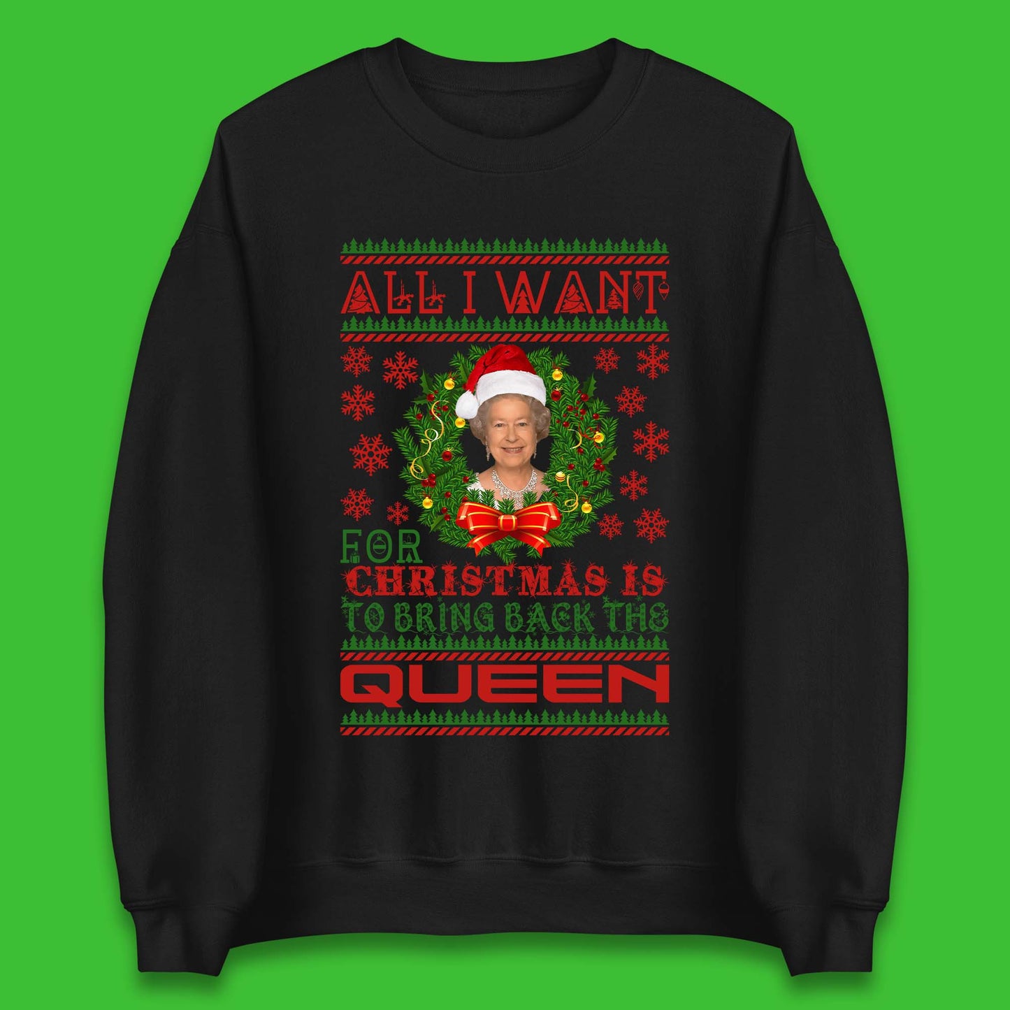 Queen Elizabeth Christmas Sweater