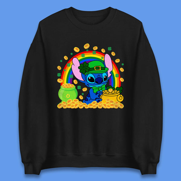 Disney Stitch St Patrick's Day Unisex Sweatshirt