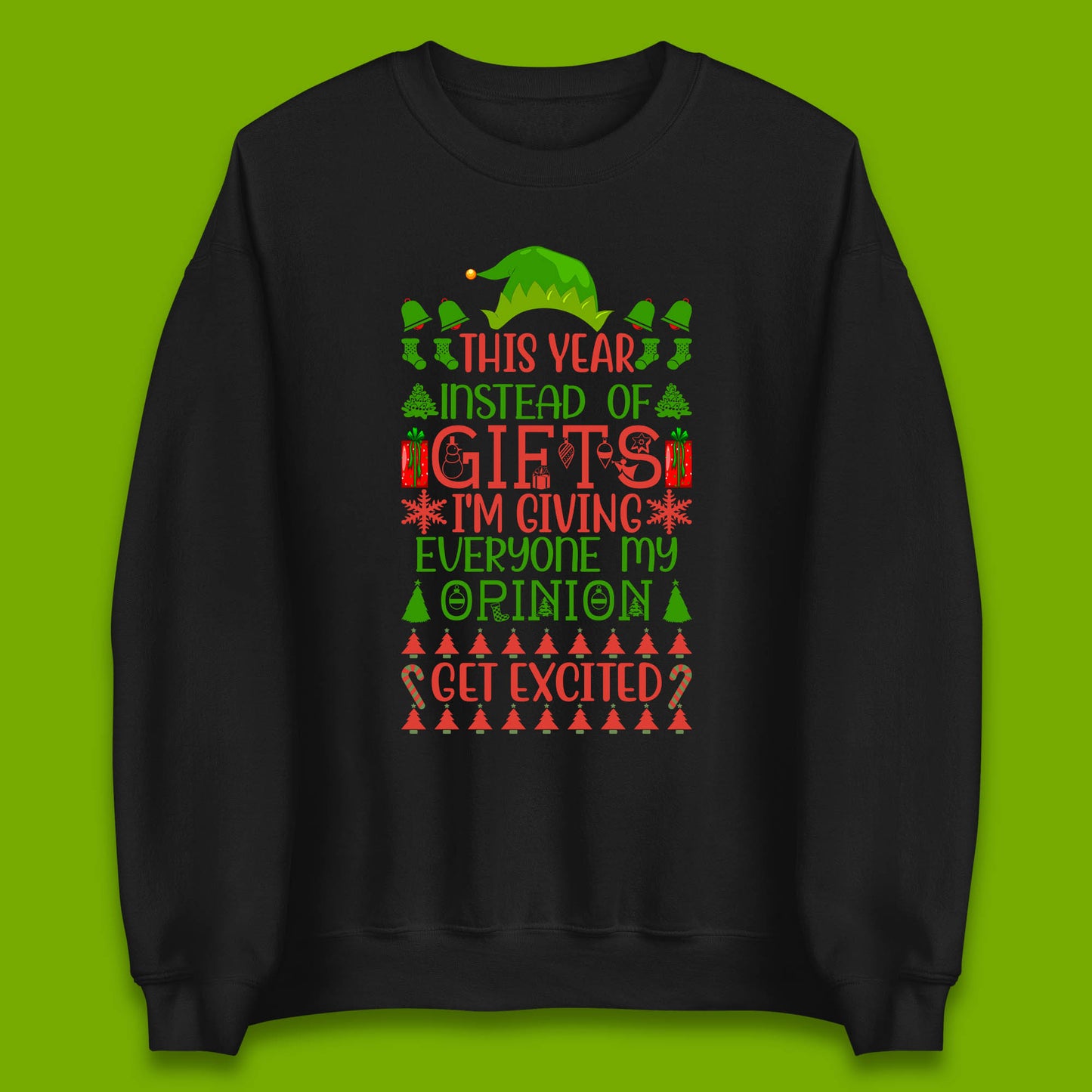 christmas elf sweatshirt